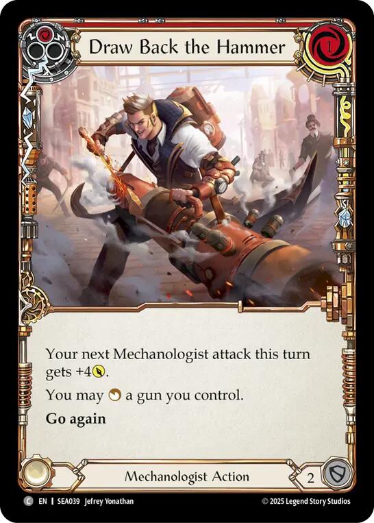 Draw Back the Hammer [SEA039] (High Seas)  Rainbow Foil | Total Play