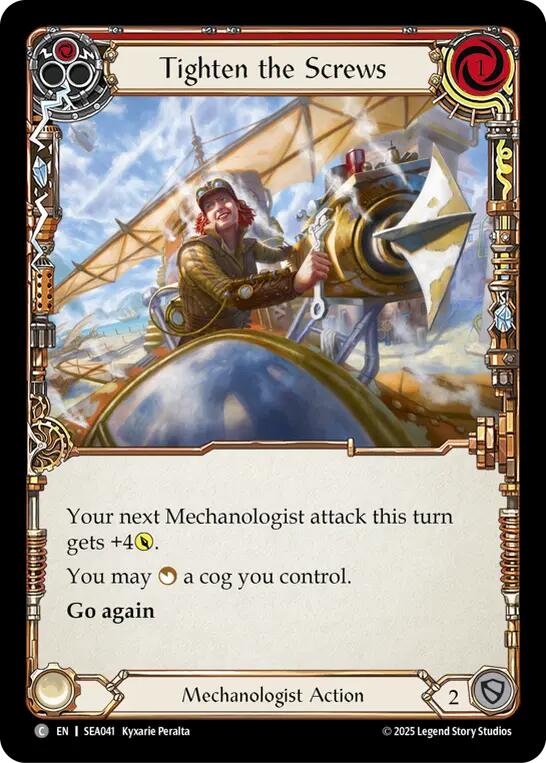 Tighten the Screws [SEA041] (High Seas)  Rainbow Foil | Total Play