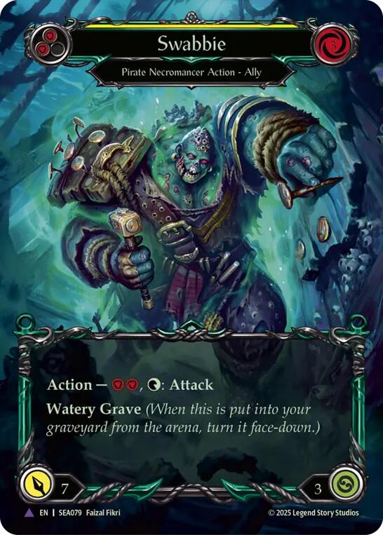 Swabbie (Marvel) [SEA079] (High Seas)  Cold Foil | Total Play