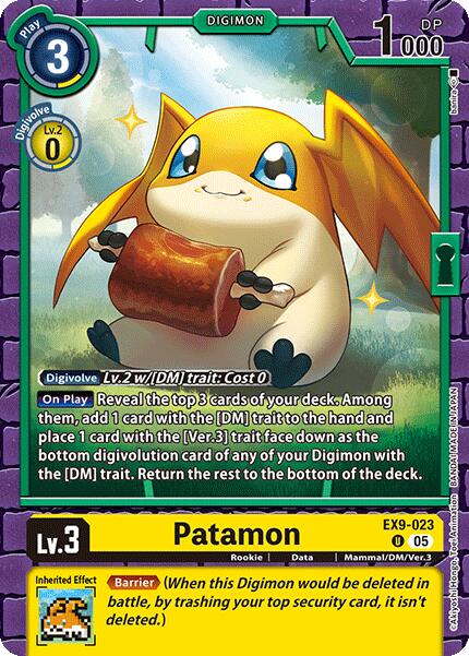 Patamon [EX9-023] [Versus Monsters] | Total Play