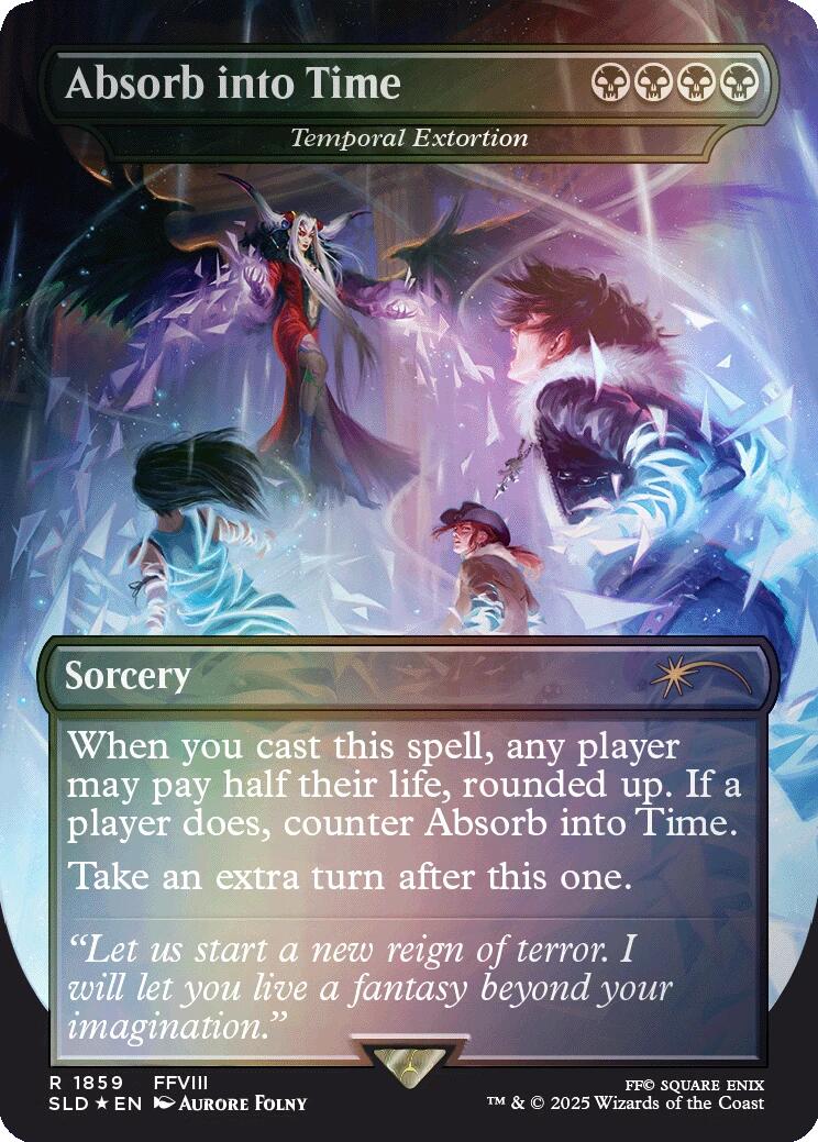 Absorb into Time - Temporal Extortion (Rainbow Foil) [Secret Lair Drop Series] | Total Play