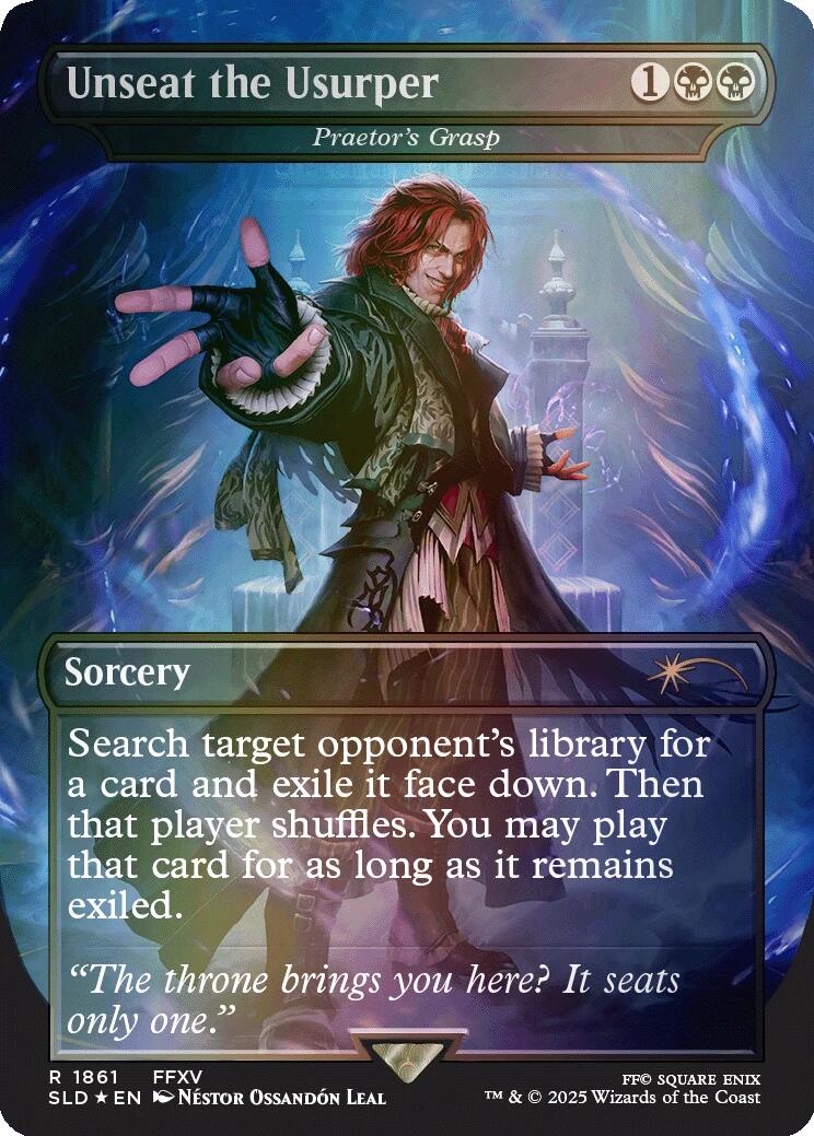 Unseat the Usurper - Praetor's Grasp (Rainbow Foil) [Secret Lair Drop Series] | Total Play