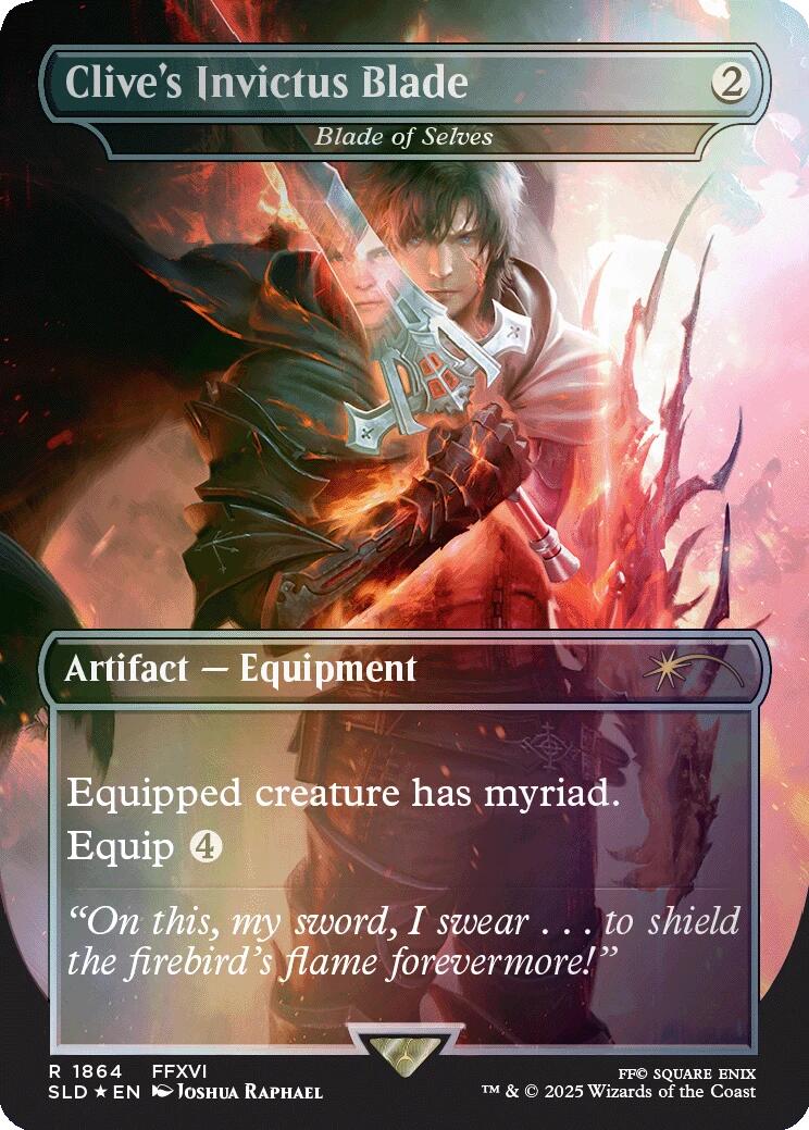 Clive's Invictus Blade - Blade of Selves (Rainbow Foil) [Secret Lair Drop Series] | Total Play