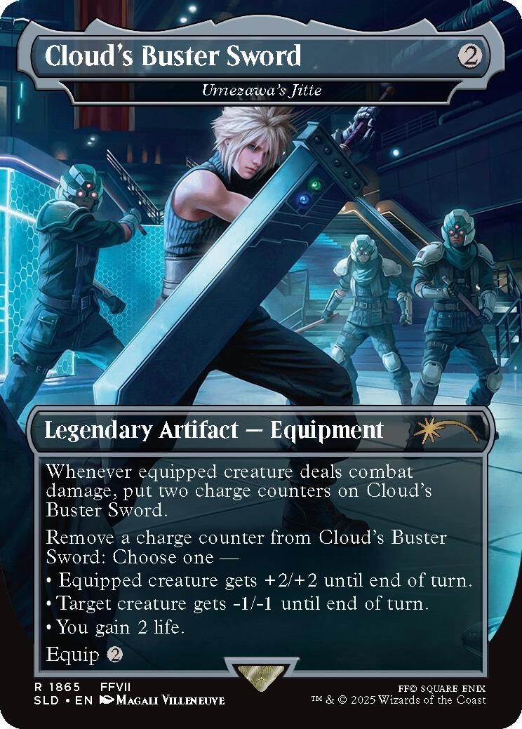 Cloud's Buster Sword - Umezawa's Jitte [Secret Lair Drop Series] | Total Play