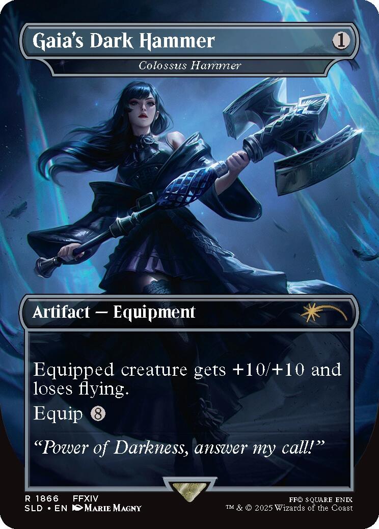 Gaia's Dark Hammer - Colossus Hammer [Secret Lair Drop Series] | Total Play