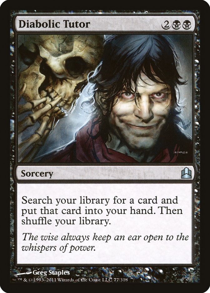 Diabolic Tutor [Commander 2011] | Total Play