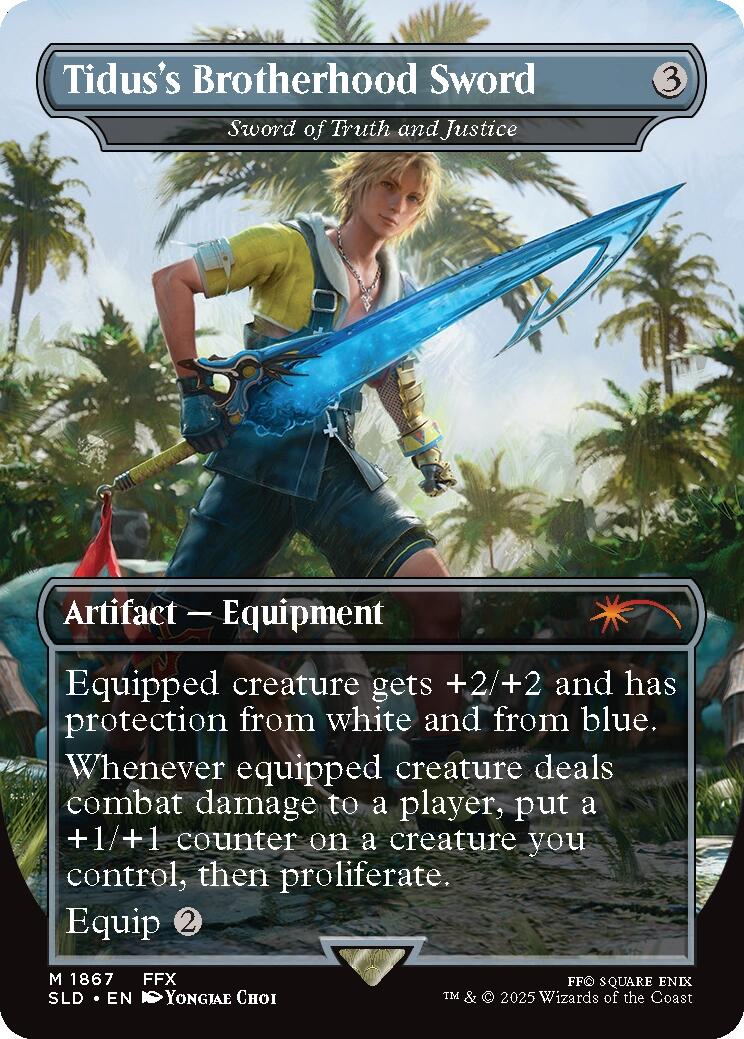 Tidus's Brotherhood Sword - Sword of Truth and Justice [Secret Lair Drop Series] | Total Play