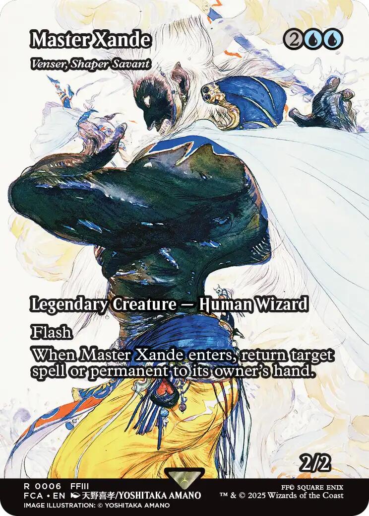 Master Xande - Venser, Shaper Savant (Showcase) [FINAL FANTASY : Through the Ages] | Total Play