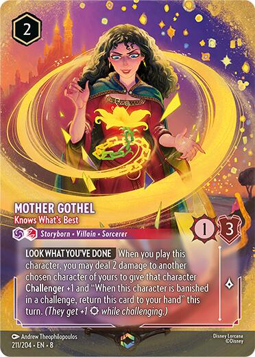 Mother Gothel - Knows What's Best (Enchanted) (211/204) [Reign of Jafar] | Total Play