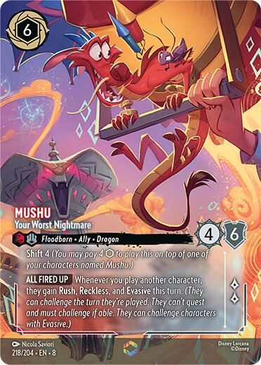 Mushu - Your Worst Nightmare (Enchanted) (218/204) [Reign of Jafar] | Total Play