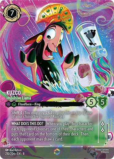 Kuzco - Impulsive Llama (Enchanted) (210/204) [Reign of Jafar] | Total Play