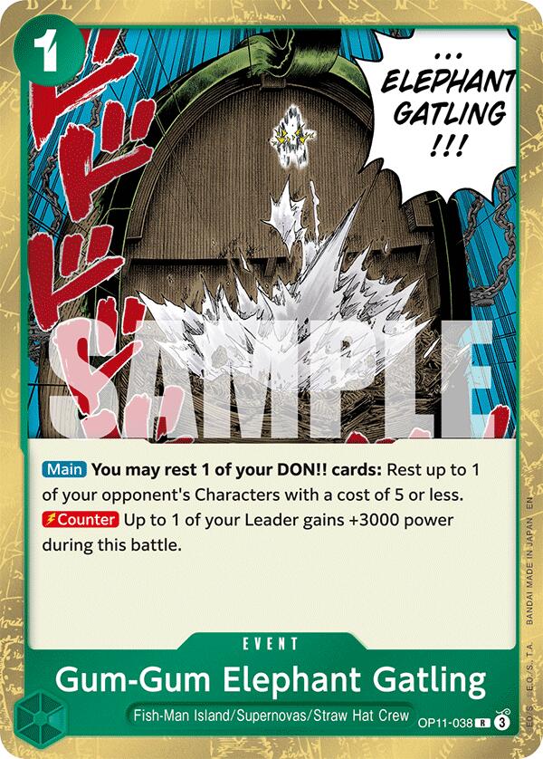 Gum-Gum Elephant Gatling [A Fist of Divine Speed] | Total Play