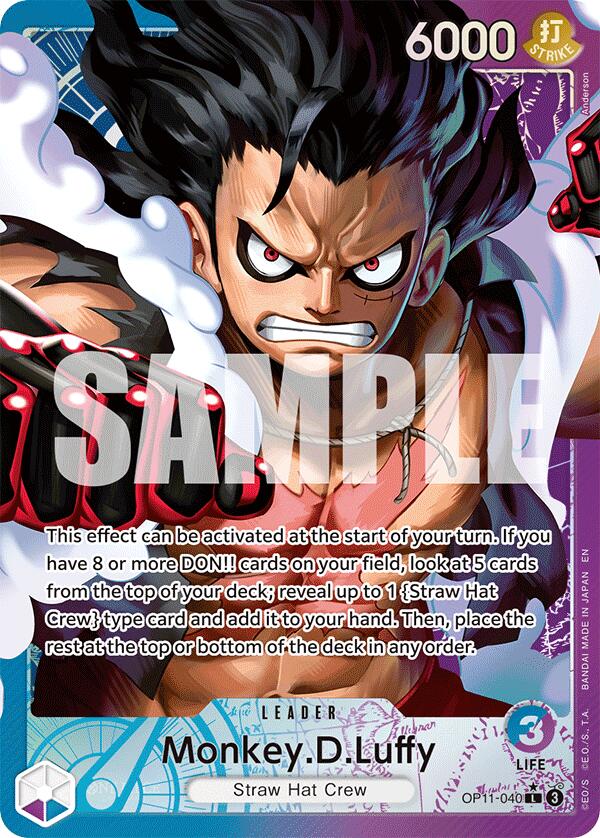 Monkey.D.Luffy (040) (Alternate Art) [A Fist of Divine Speed] | Total Play