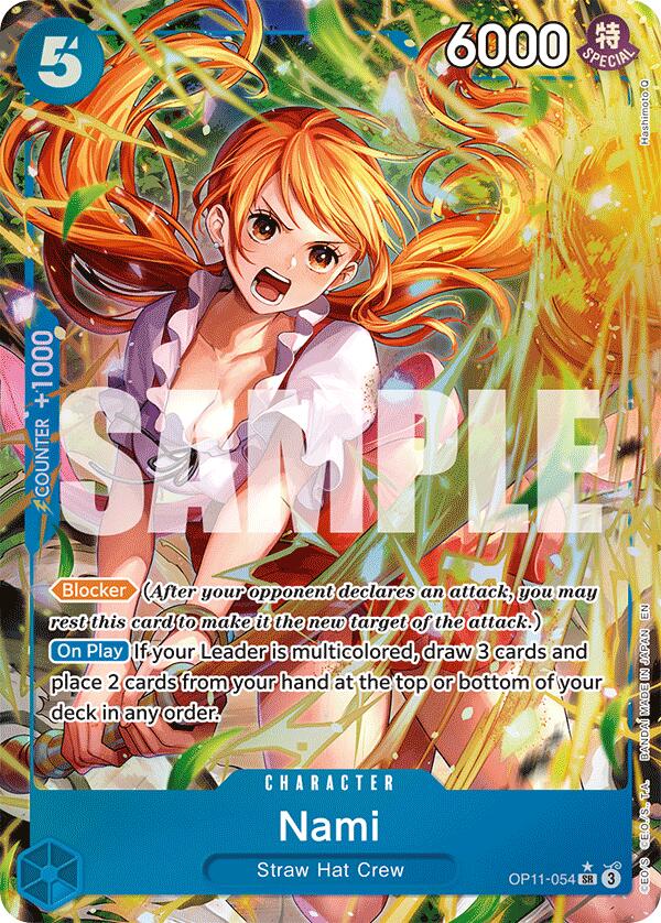 Nami (054) (Alternate Art) [A Fist of Divine Speed] | Total Play