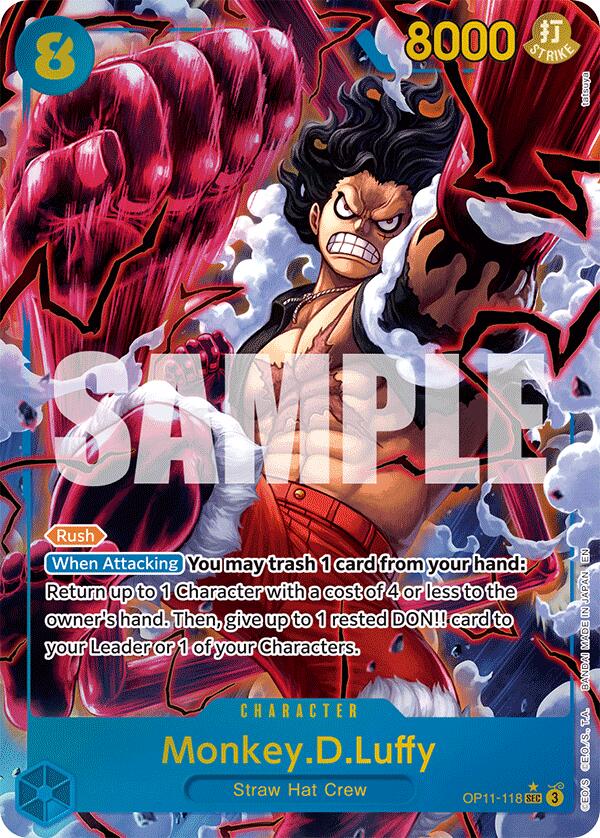 Monkey.D.Luffy (118) (Alternate Art) [A Fist of Divine Speed] | Total Play