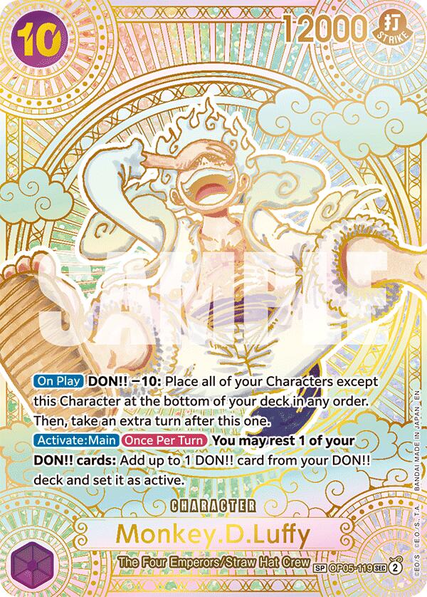 Monkey.D.Luffy (SP) (Gold) [A Fist of Divine Speed] | Total Play
