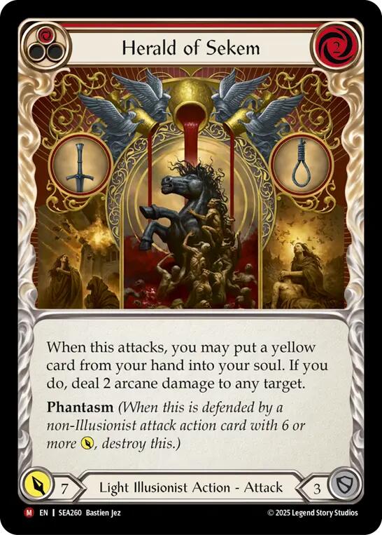 Herald of Sekem [SEA260] (High Seas)  Rainbow Foil | Total Play
