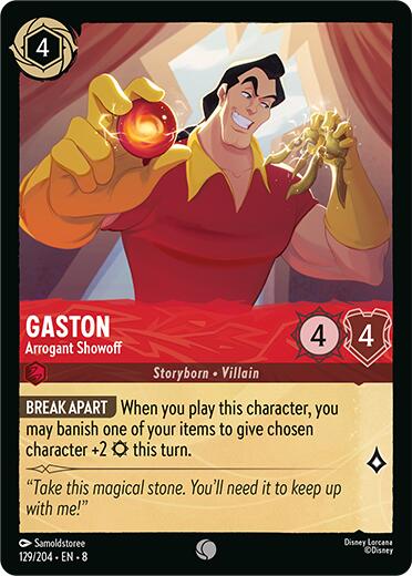 Gaston - Arrogant Showoff (129/204) [Reign of Jafar] | Total Play