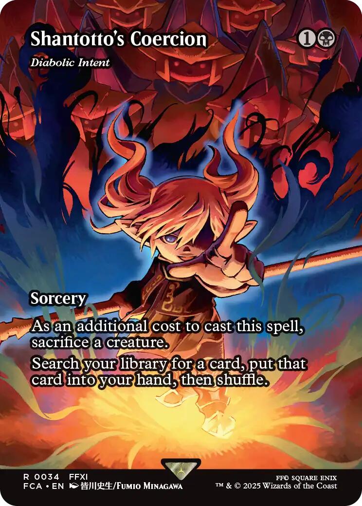 Shantotto's Coercion - Diabolic Intent (Showcase) [FINAL FANTASY : Through the Ages] | Total Play