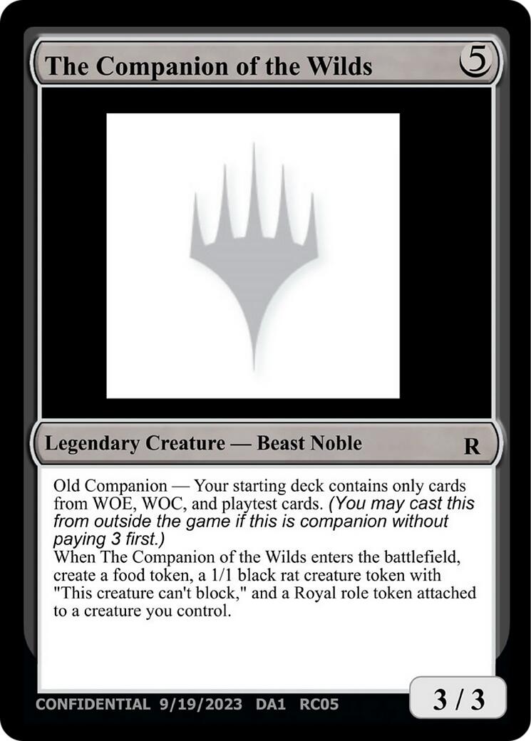 The Companion of the Wilds [Unknown Event] | Total Play