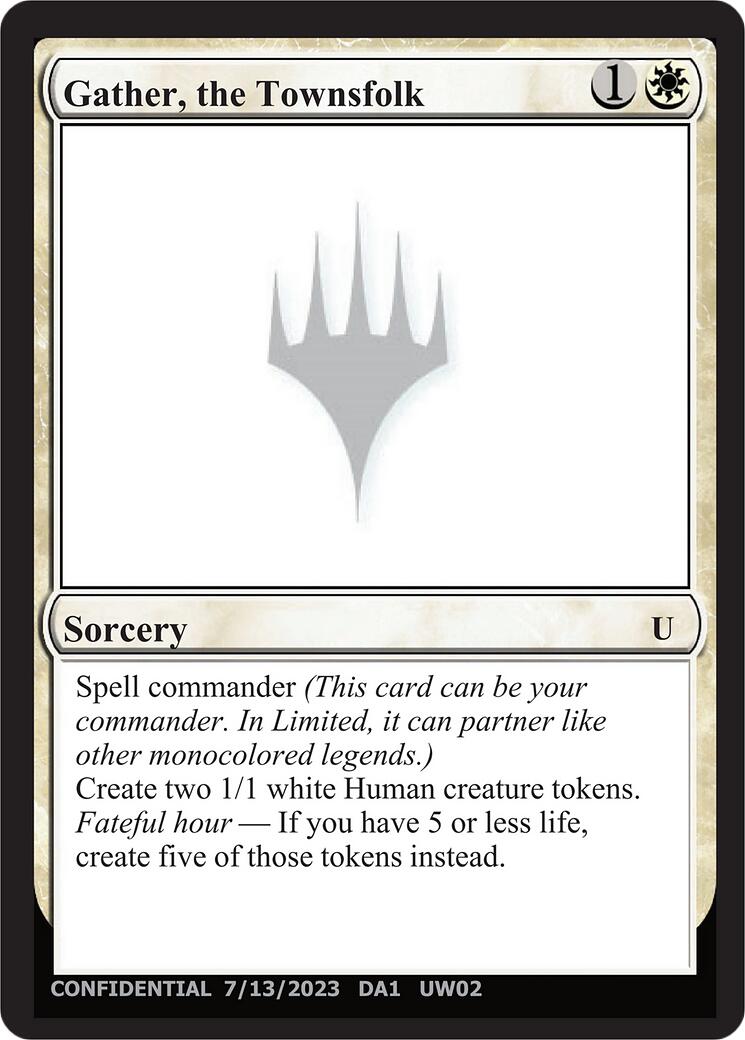 Gather, the Townsfolk [Unknown Event] | Total Play