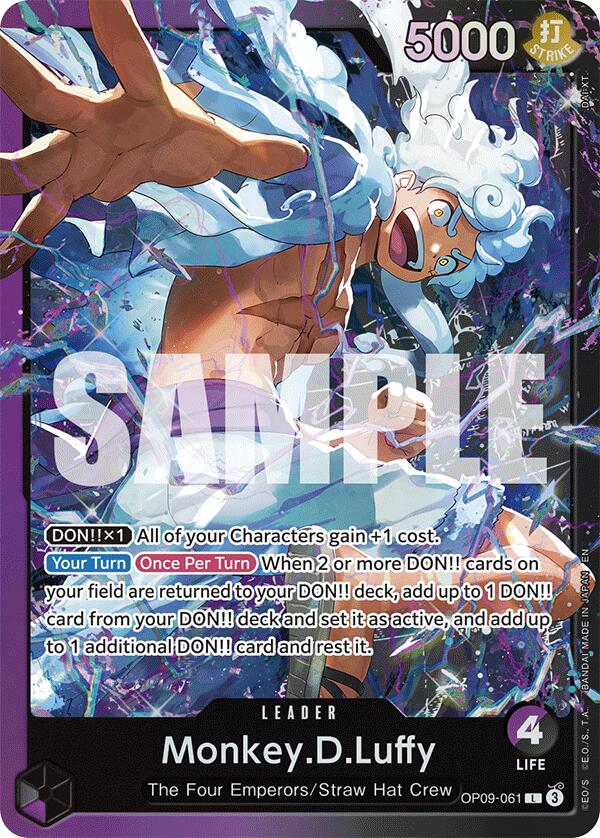 Monkey.D.Luffy (OP09-061) [Starter Deck: Purple/Black Monkey.D.Luffy] | Total Play