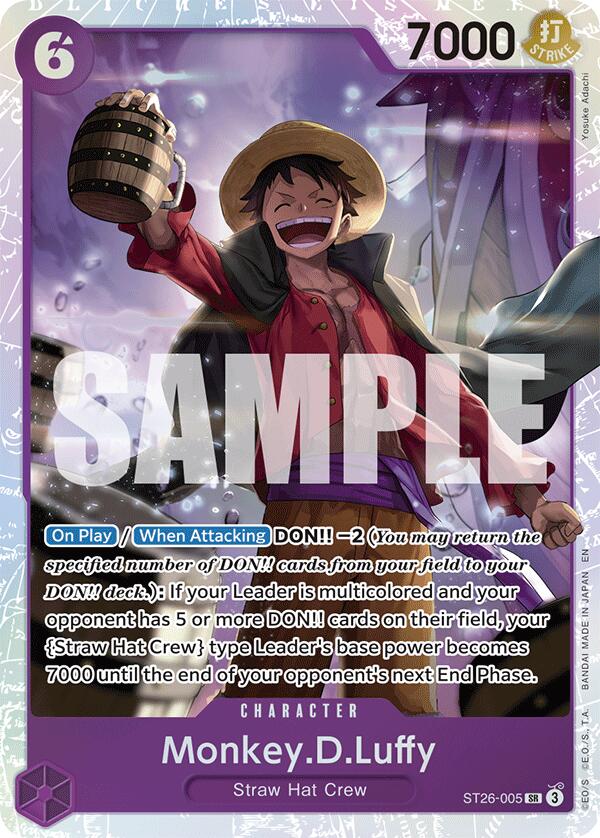 Monkey.D.Luffy (ST26-005) [Starter Deck: Purple/Black Monkey.D.Luffy] | Total Play
