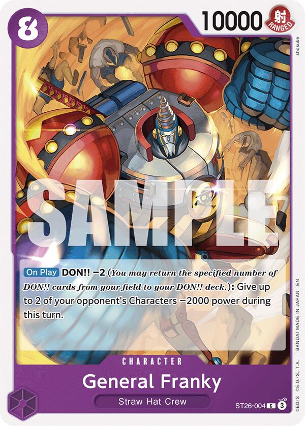 General Franky [Starter Deck: Purple/Black Monkey.D.Luffy] | Total Play