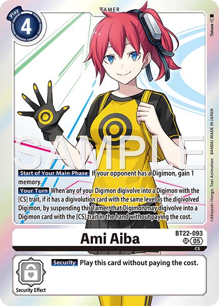 Ami Aiba [BT22-093] [Cyber Eden] | Total Play