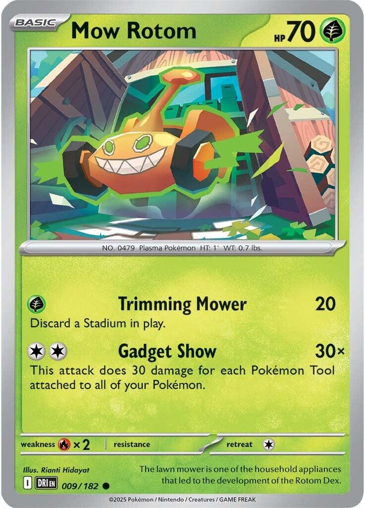 Mow Rotom (009/182) [Scarlet & Violet: Destined Rivals] | Total Play