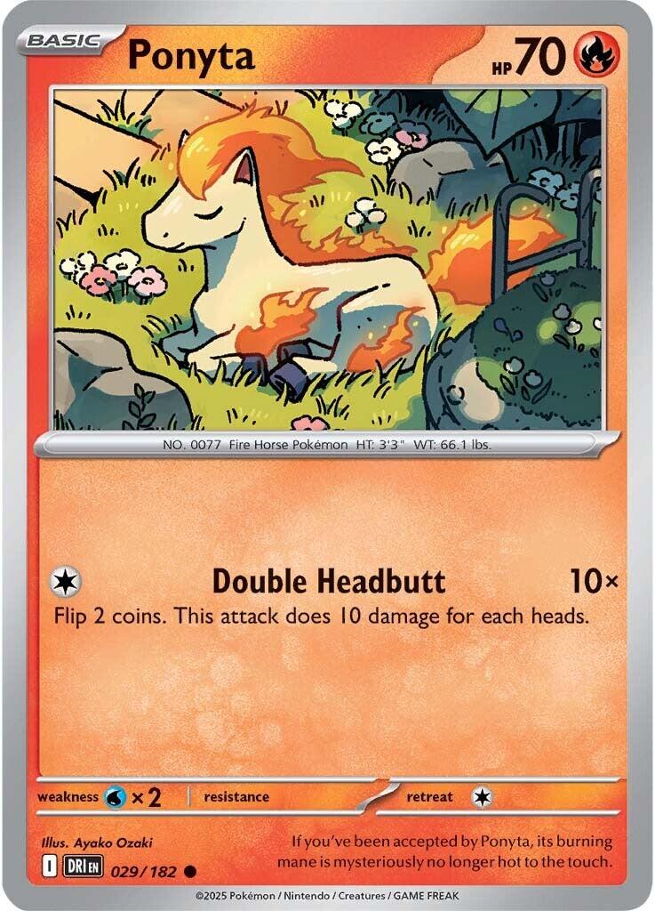 Ponyta (029/182) [Scarlet & Violet: Destined Rivals] | Total Play