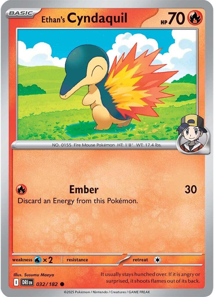 Ethan's Cyndaquil (032/182) [Scarlet & Violet: Destined Rivals] | Total Play