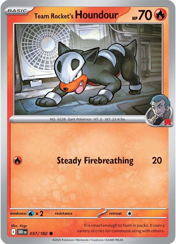 Team Rocket's Houndour (037/182) [Scarlet & Violet: Destined Rivals] | Total Play