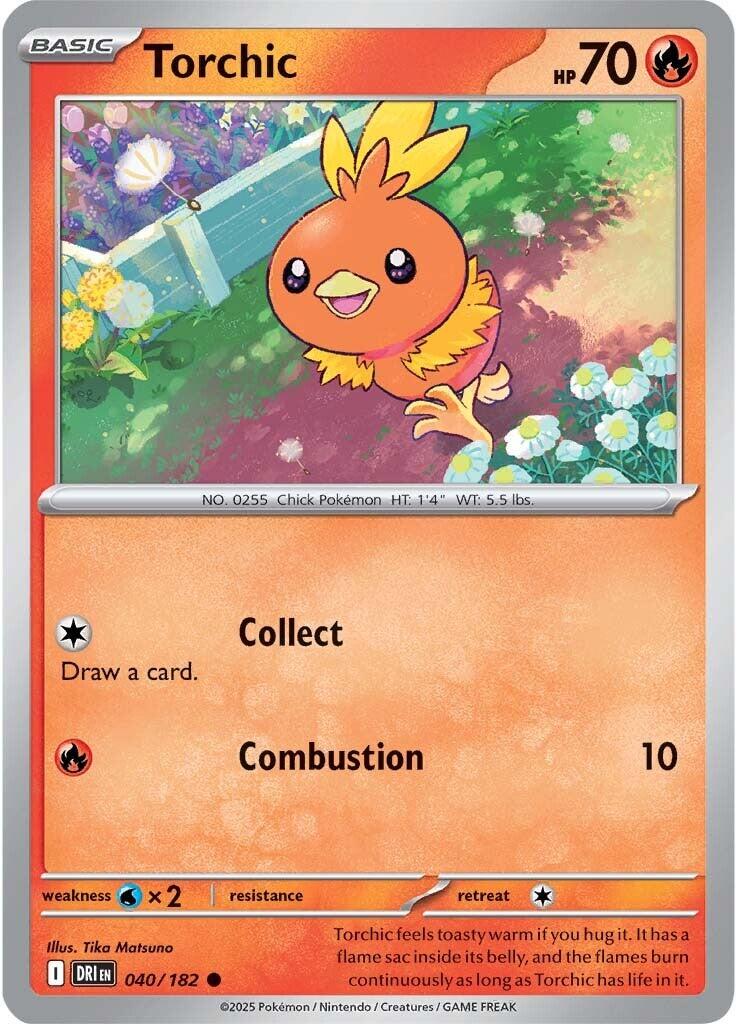Torchic (040/182) [Scarlet & Violet: Destined Rivals] | Total Play