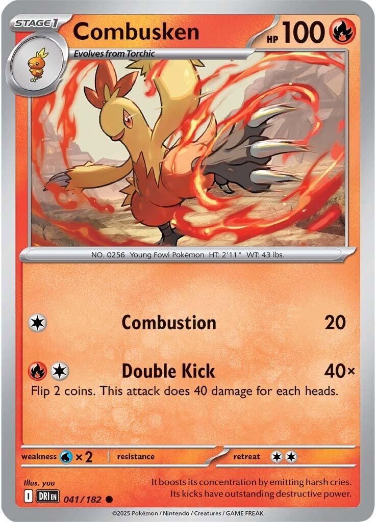 Combusken (041/182) [Scarlet & Violet: Destined Rivals] | Total Play