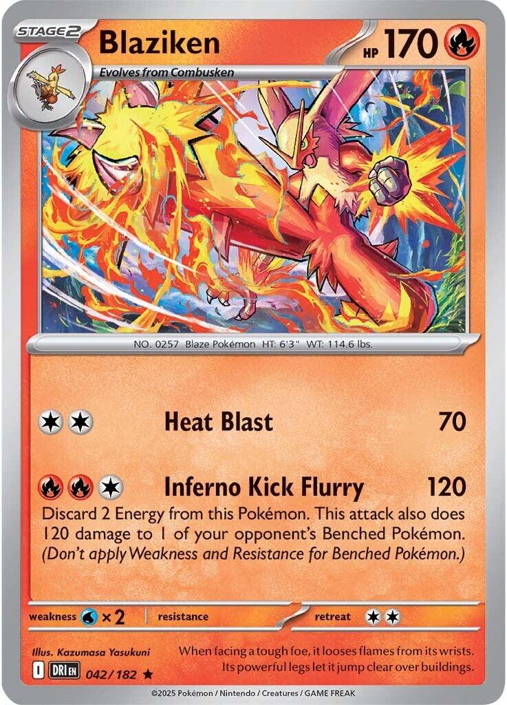 Blaziken (042/182) [Scarlet & Violet: Destined Rivals] | Total Play
