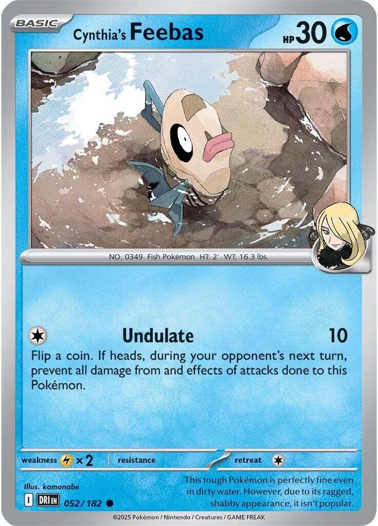 Cynthia's Feebas (052/182) [Scarlet & Violet: Destined Rivals] | Total Play