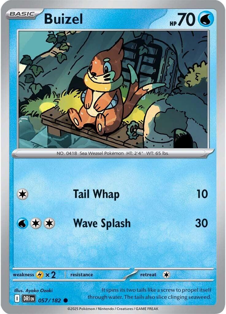 Buizel (057/182) [Scarlet & Violet: Destined Rivals] | Total Play