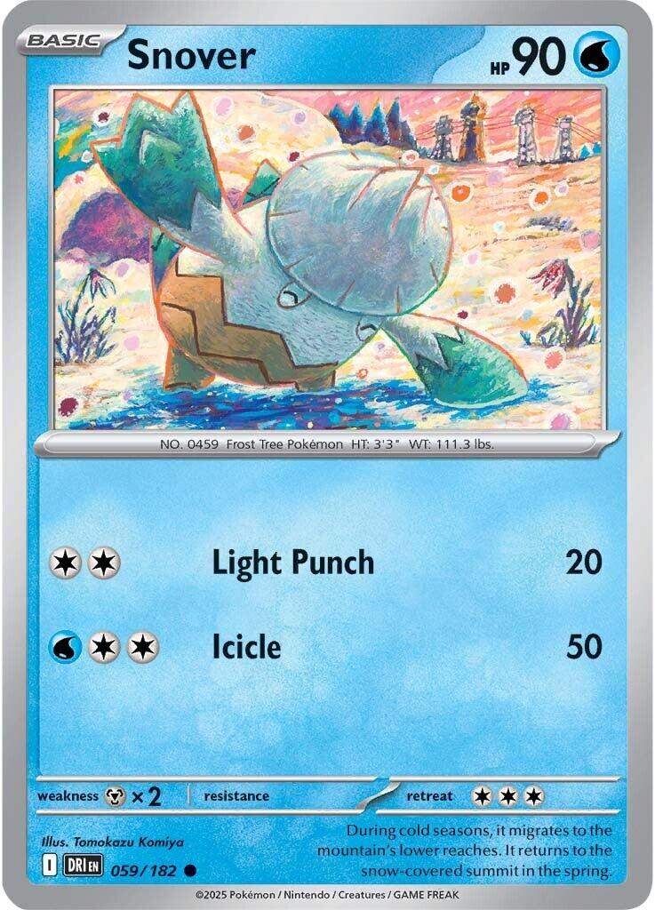 Snover (059/182) [Scarlet & Violet: Destined Rivals] | Total Play