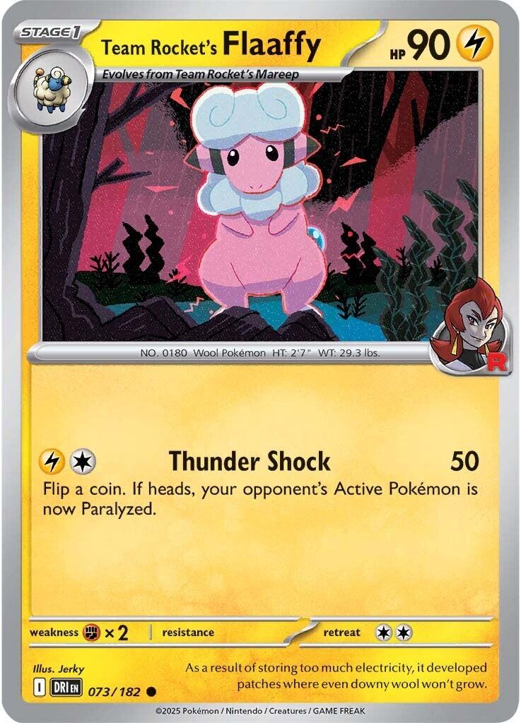 Team Rocket's Flaaffy (073/182) [Scarlet & Violet: Destined Rivals] | Total Play
