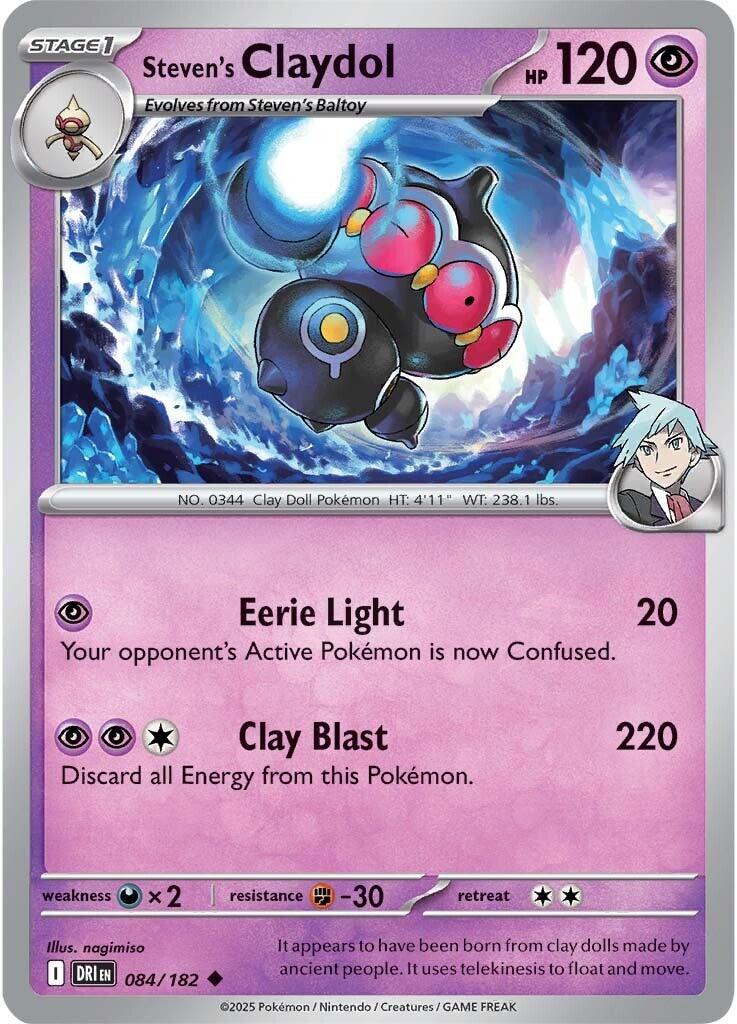 Steven's Claydol (084/182) [Scarlet & Violet: Destined Rivals] | Total Play