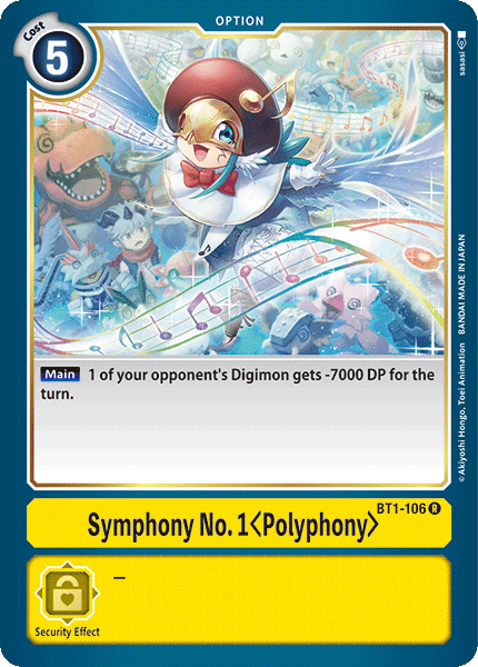 Symphony No.1 (Polyphony) [BT1-106] [Release Special Booster Ver.1.0] | Total Play