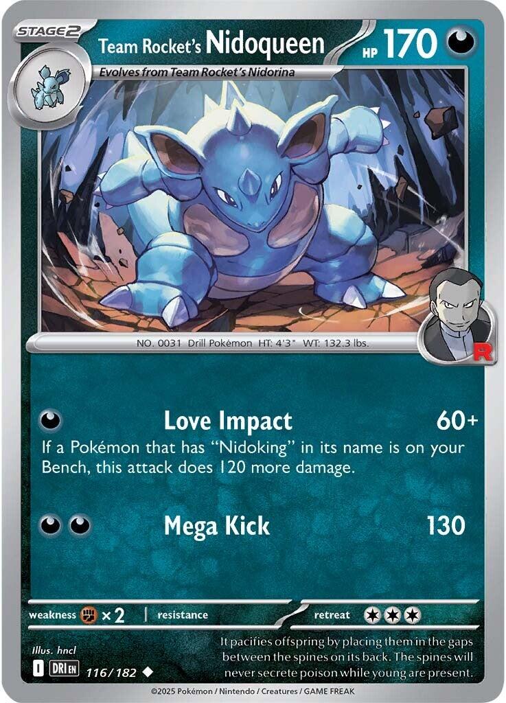 Team Rocket's Nidoqueen (116/182) [Scarlet & Violet: Destined Rivals] | Total Play