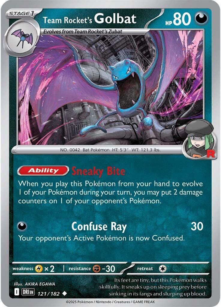 Team Rocket's Golbat (121/182) [Scarlet & Violet: Destined Rivals] | Total Play