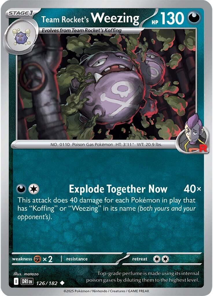 Team Rocket's Weezing (126/182) [Scarlet & Violet: Destined Rivals] | Total Play