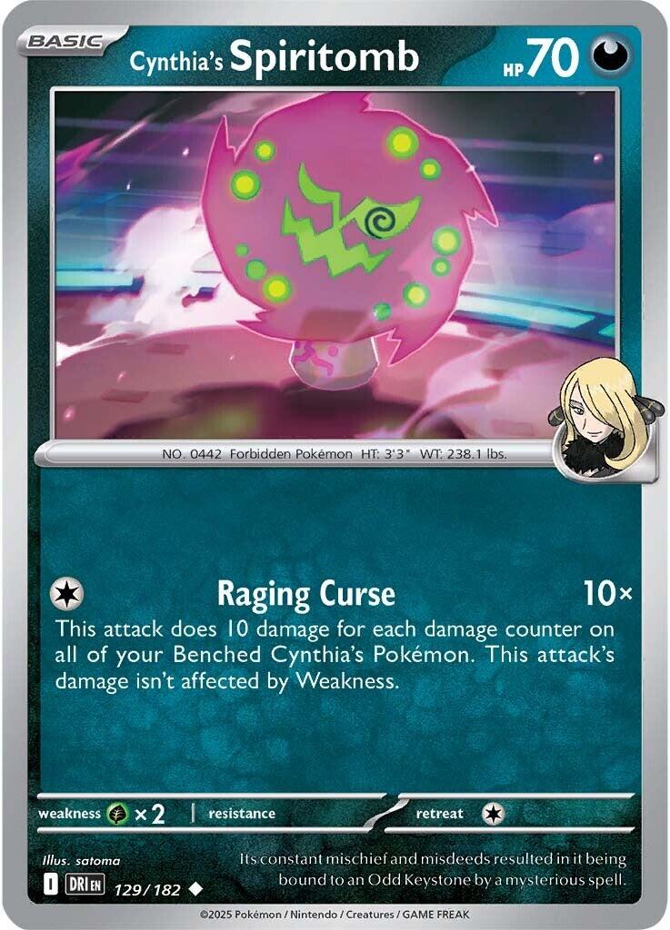 Cynthia's Spiritomb (129/182) [Scarlet & Violet: Destined Rivals] | Total Play