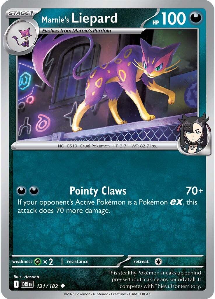 Marnie's Liepard (131/182) [Scarlet & Violet: Destined Rivals] | Total Play