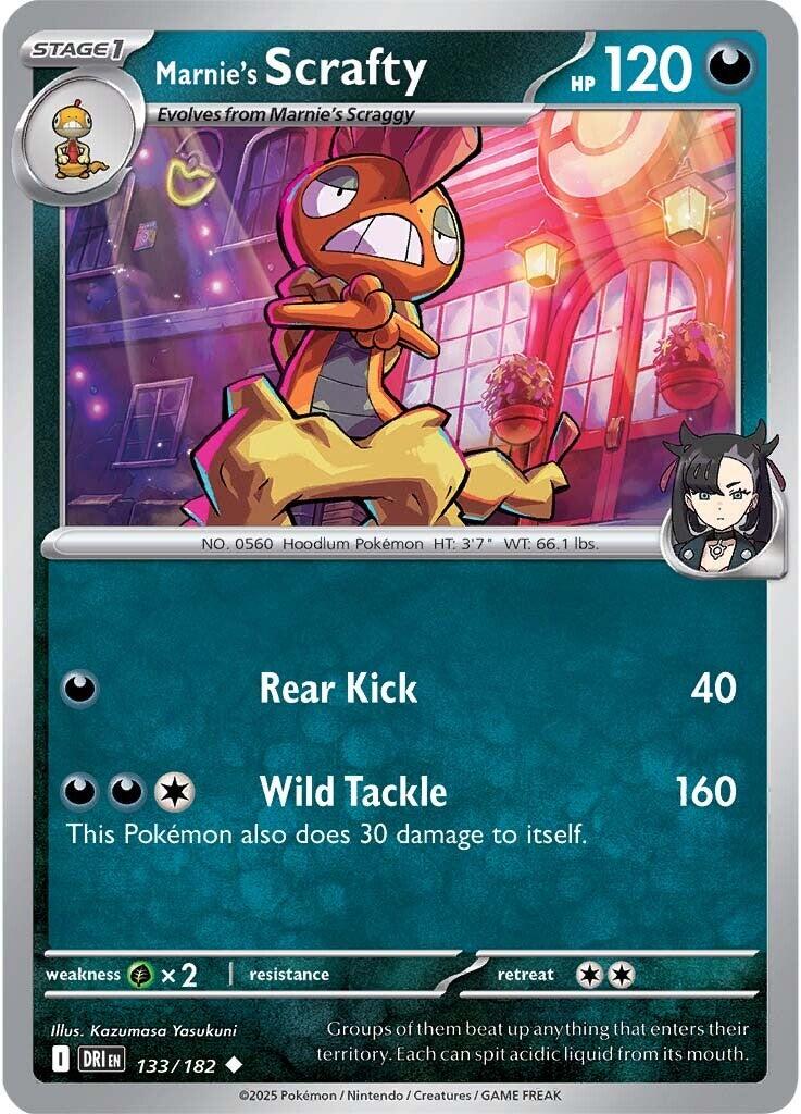 Marnie's Scrafty (133/182) [Scarlet & Violet: Destined Rivals] | Total Play