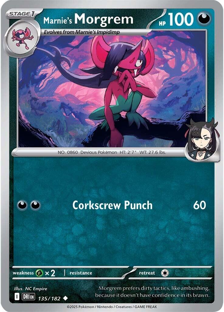 Marnie's Morgrem (135/182) [Scarlet & Violet: Destined Rivals] | Total Play