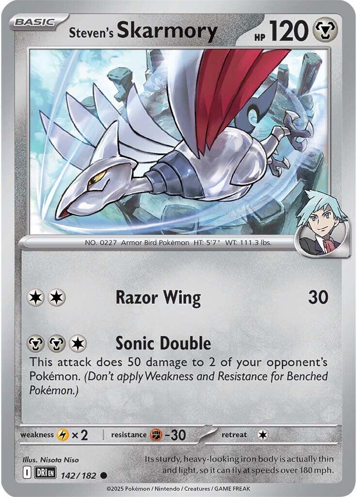 Steven's Skarmory (142/182) [Scarlet & Violet: Destined Rivals] | Total Play